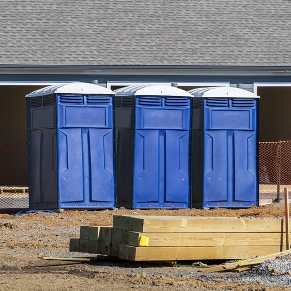 how do you ensure the portable toilets are secure and safe from vandalism during an event in Galloway OH